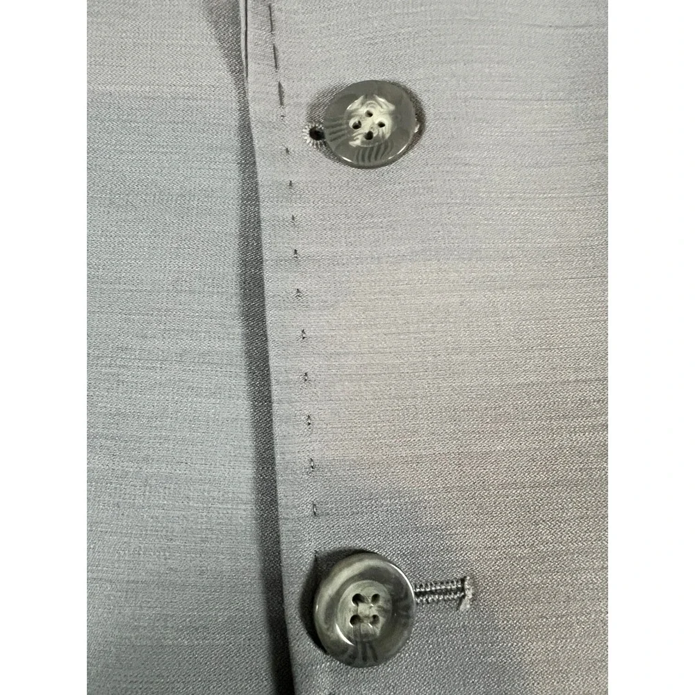 Luciano Carreli Blazer Mens 40R Grey Good Lanificio Delfino Super 150s Wool